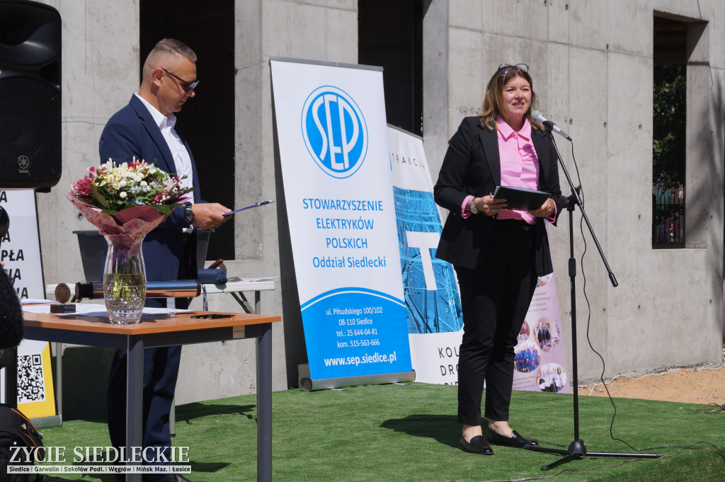 Wmurowanie kamienia węgielnego pod budowę BCU w Siedlcach