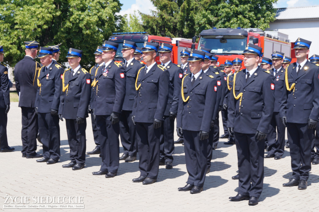 KM PSP w Siedlcach - apel z okazji Dnia Strażaka