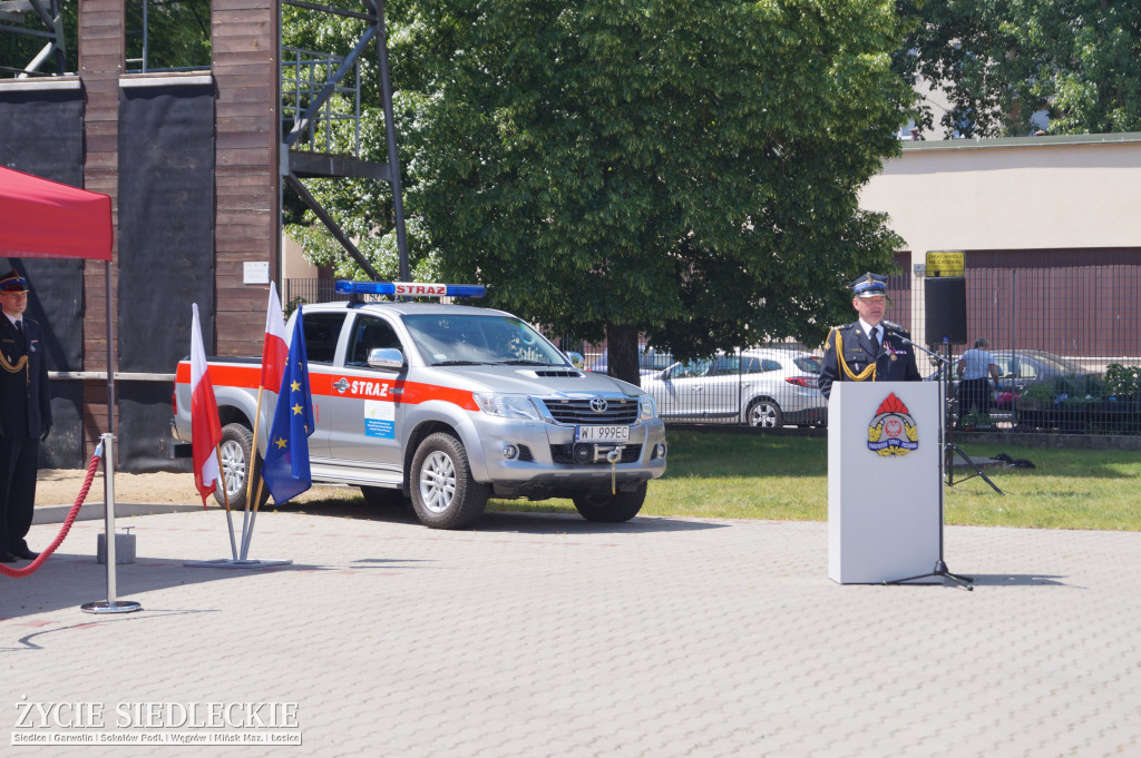 KM PSP w Siedlcach - apel z okazji Dnia Strażaka