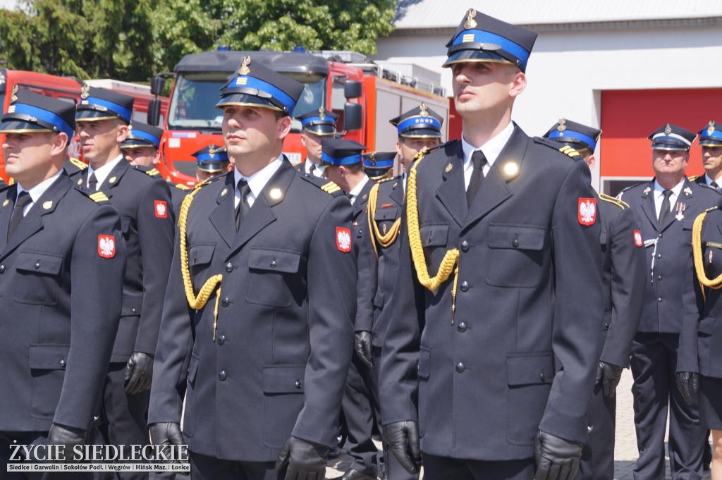 KM PSP w Siedlcach - apel z okazji Dnia Strażaka