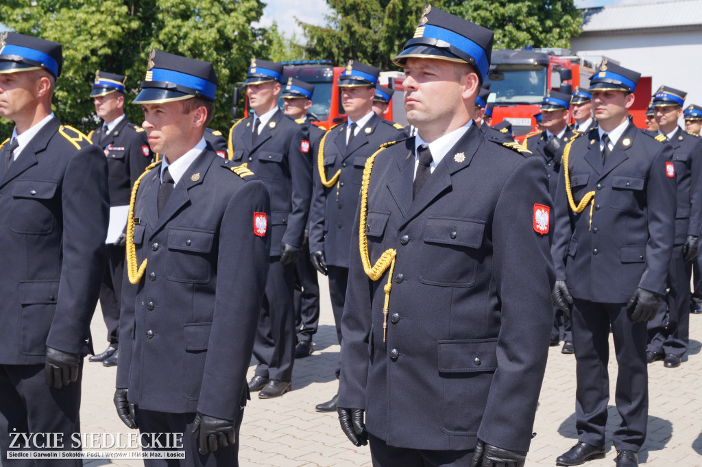 KM PSP w Siedlcach - apel z okazji Dnia Strażaka