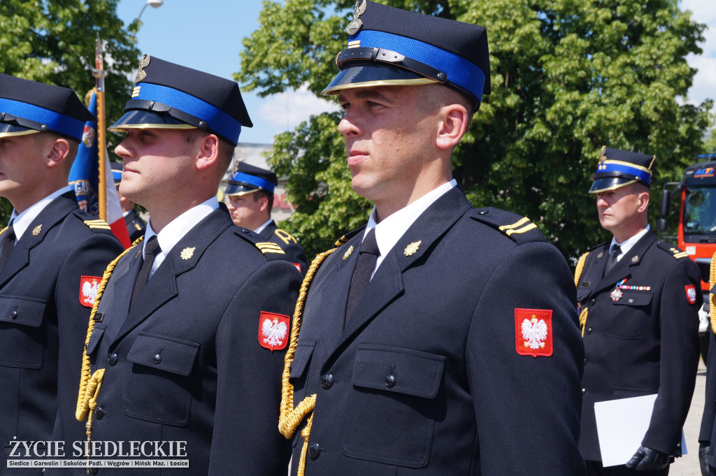 KM PSP w Siedlcach - apel z okazji Dnia Strażaka