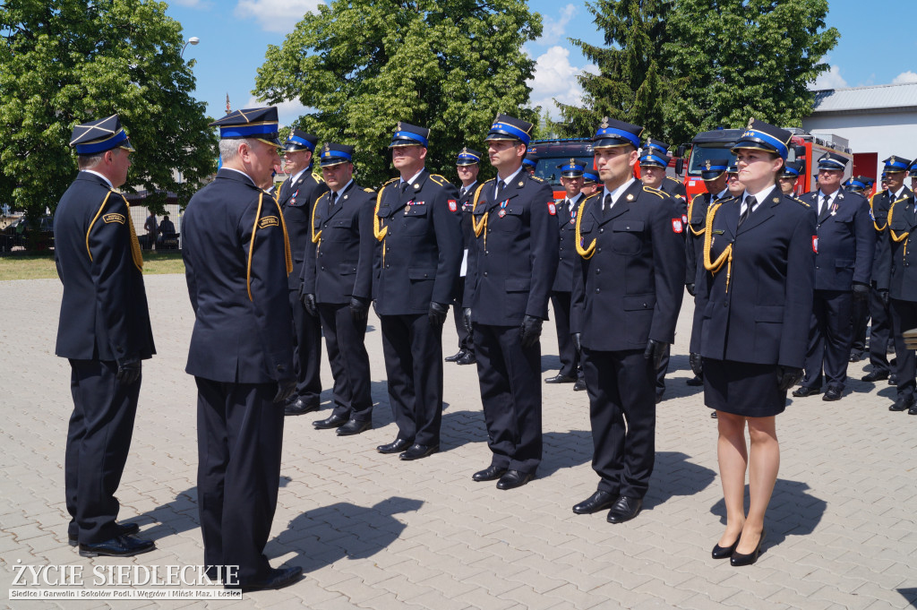 KM PSP w Siedlcach - apel z okazji Dnia Strażaka