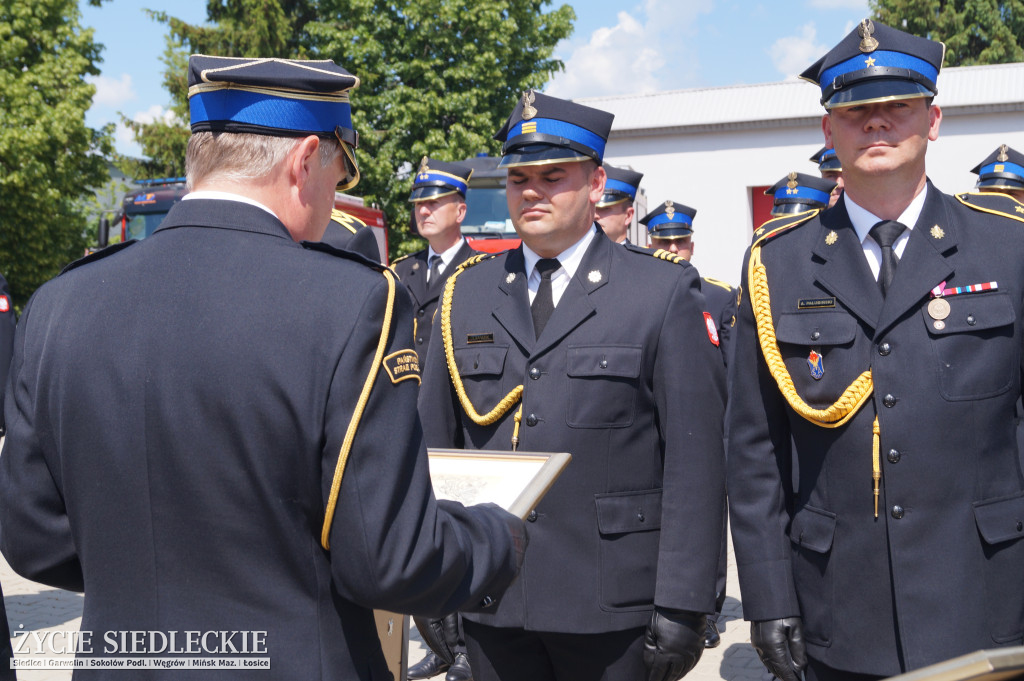 KM PSP w Siedlcach - apel z okazji Dnia Strażaka