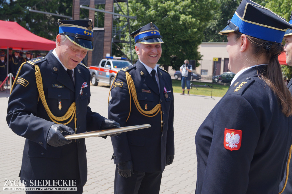 KM PSP w Siedlcach - apel z okazji Dnia Strażaka