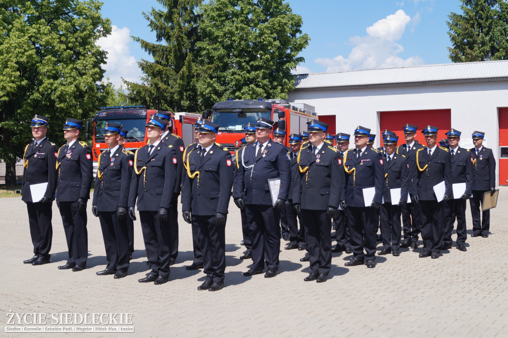 KM PSP w Siedlcach - apel z okazji Dnia Strażaka