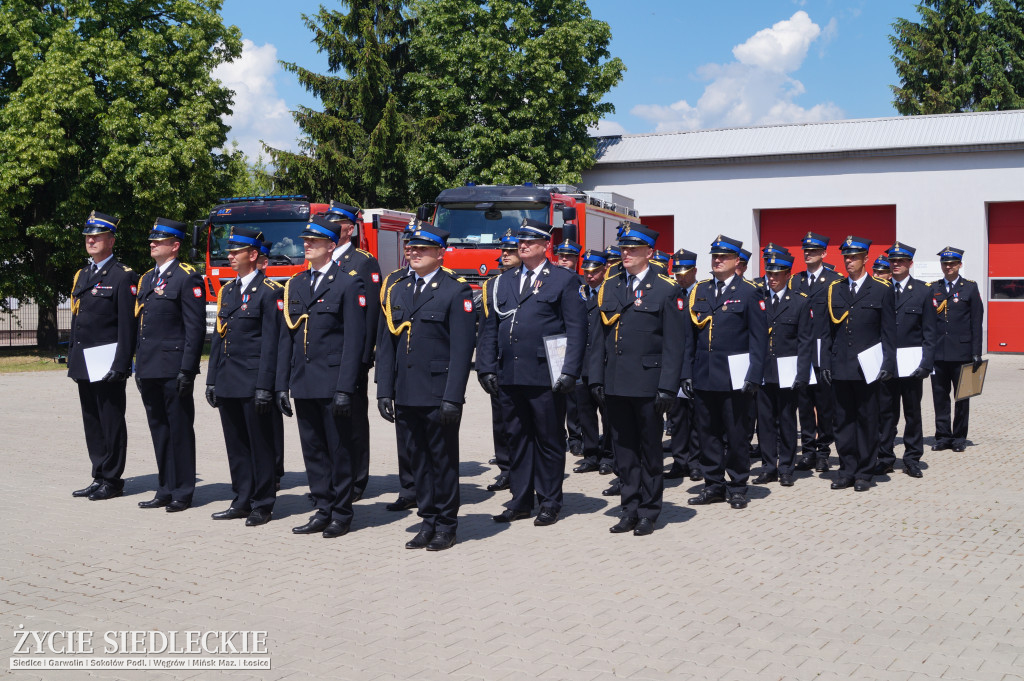 KM PSP w Siedlcach - apel z okazji Dnia Strażaka