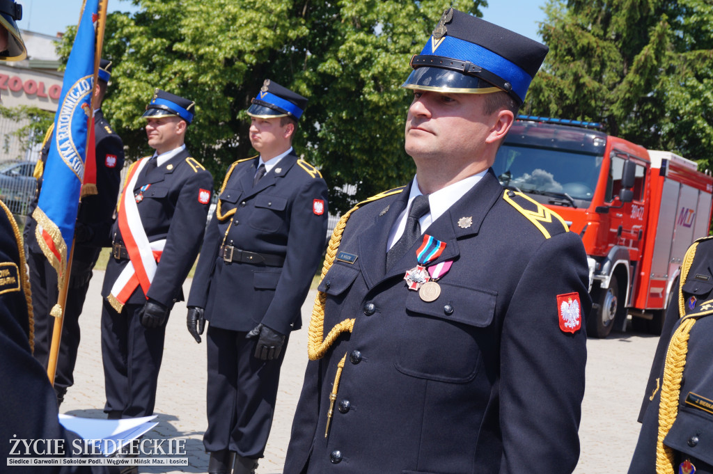 KM PSP w Siedlcach - apel z okazji Dnia Strażaka