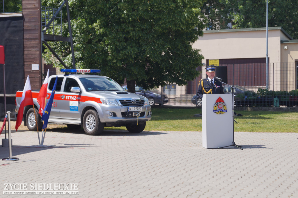 KM PSP w Siedlcach - apel z okazji Dnia Strażaka