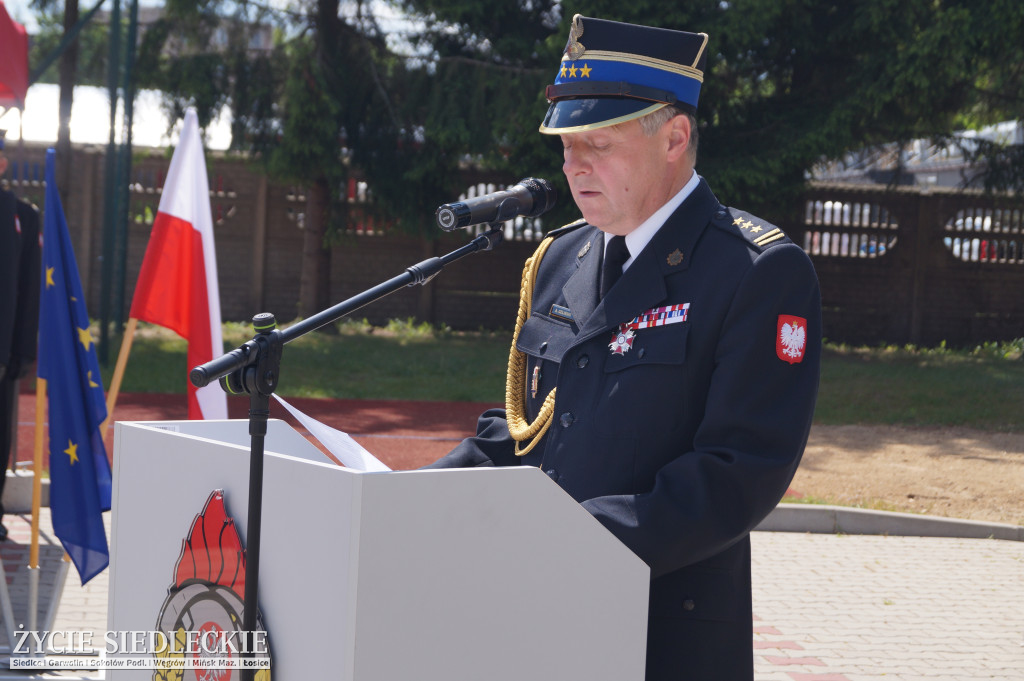 KM PSP w Siedlcach - apel z okazji Dnia Strażaka