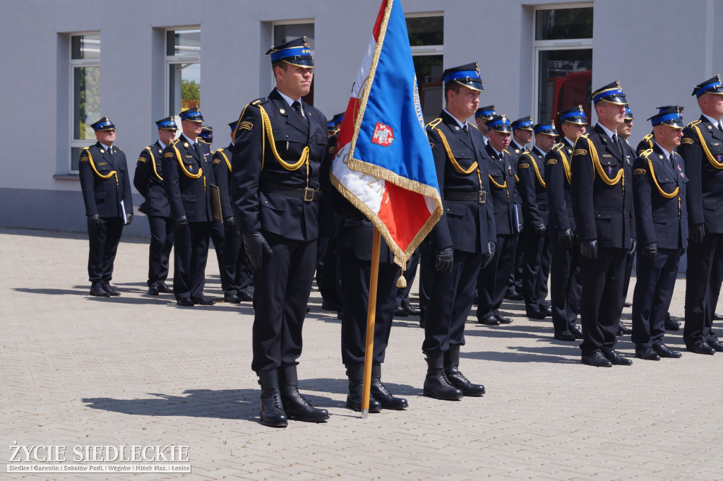 KM PSP w Siedlcach - apel z okazji Dnia Strażaka