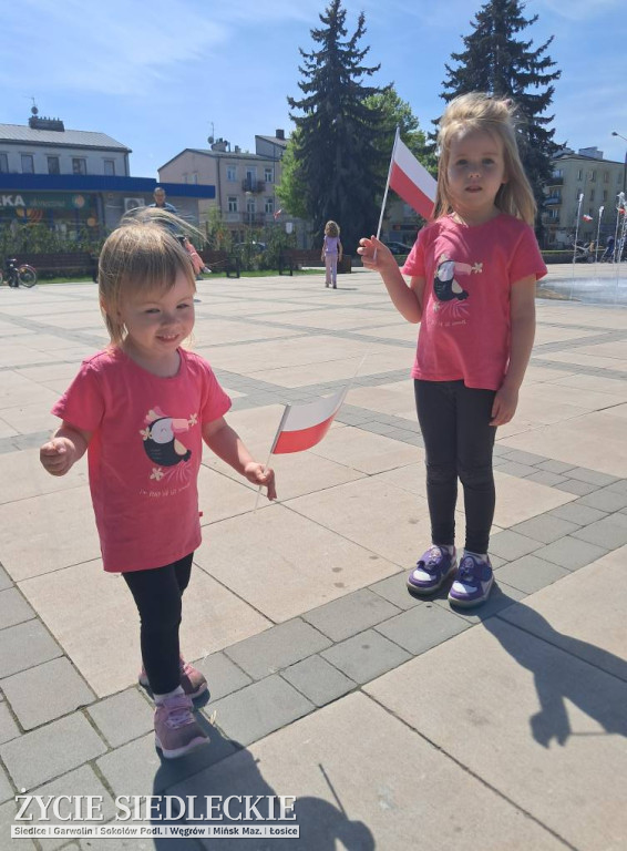 Siedlce w biało-czerwonych barwach