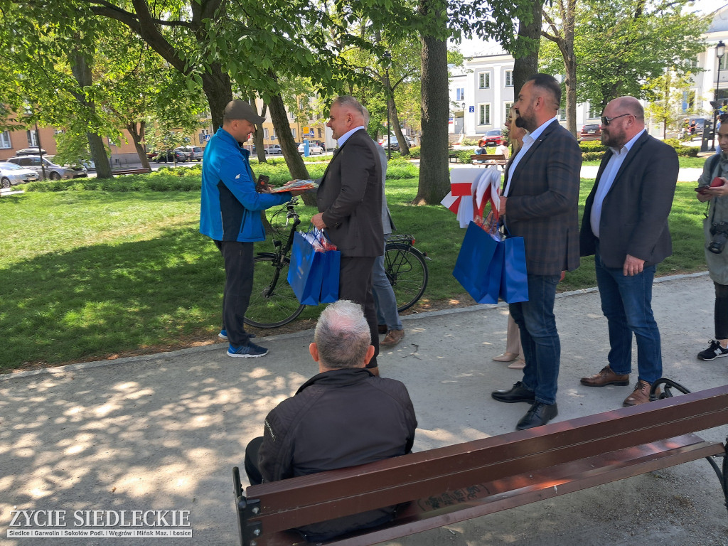 Siedlce w biało-czerwonych barwach