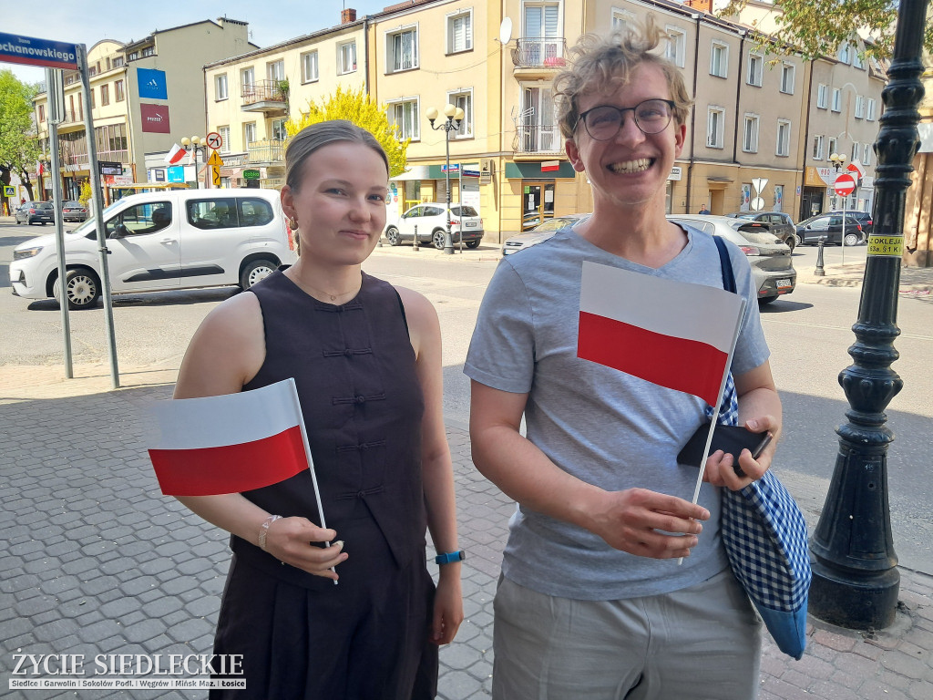 Siedlce w biało-czerwonych barwach