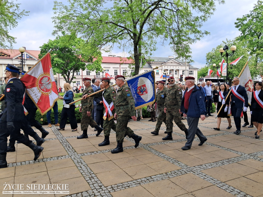 Siedlce w biało-czerwonych barwach