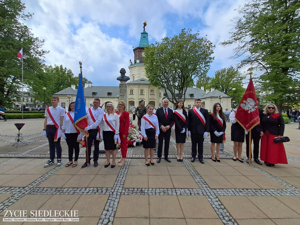 Siedlce w biało-czerwonych barwach
