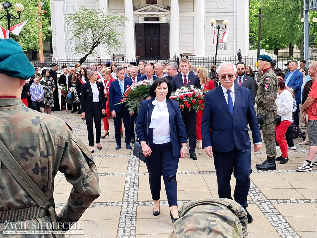 Siedlce w biało-czerwonych barwach