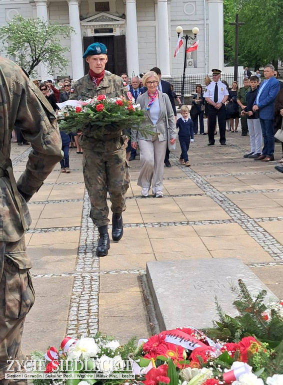 Siedlce w biało-czerwonych barwach