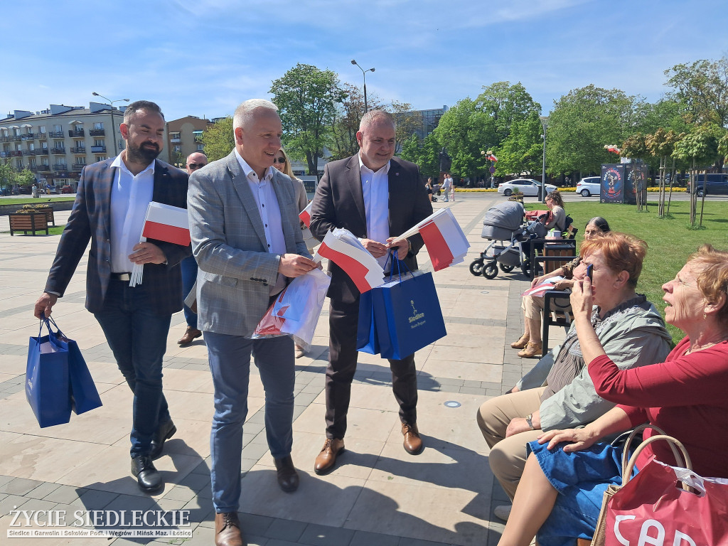 Siedlce w biało-czerwonych barwach