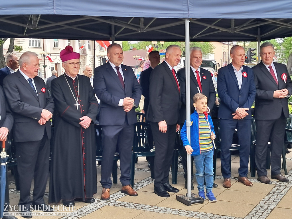 Siedlce w biało-czerwonych barwach