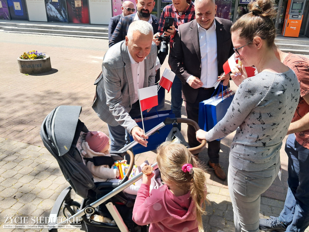 Siedlce w biało-czerwonych barwach