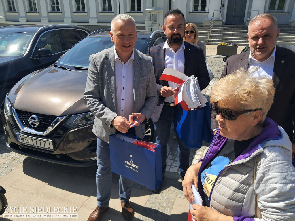 Siedlce w biało-czerwonych barwach