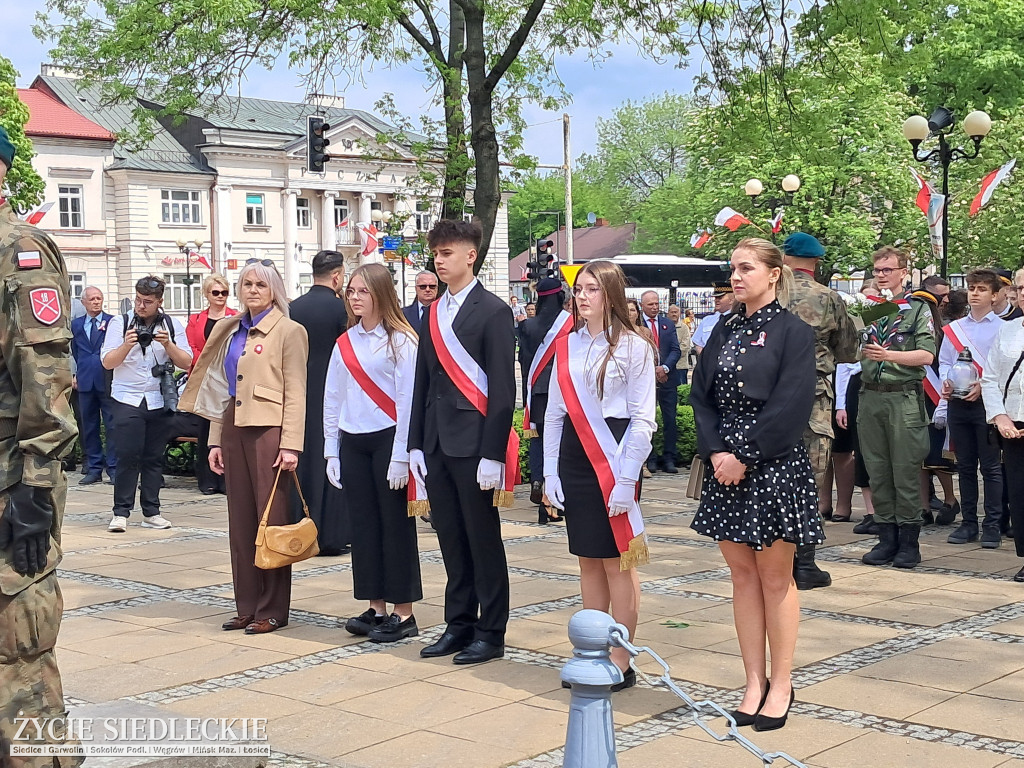 Siedlce w biało-czerwonych barwach