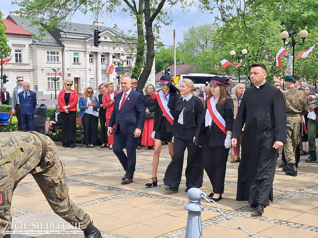Siedlce w biało-czerwonych barwach