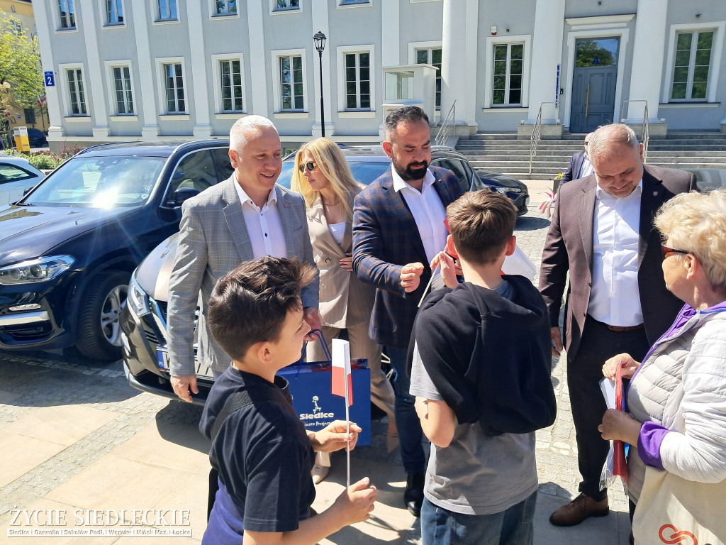 Siedlce w biało-czerwonych barwach