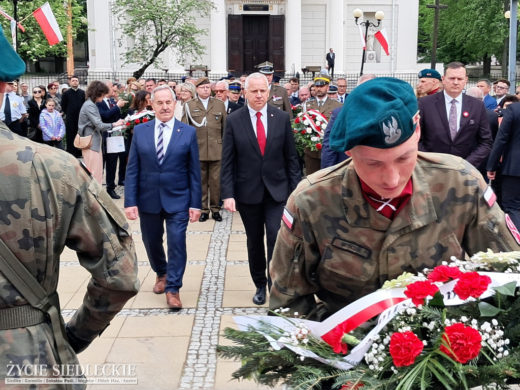 Siedlce w biało-czerwonych barwach