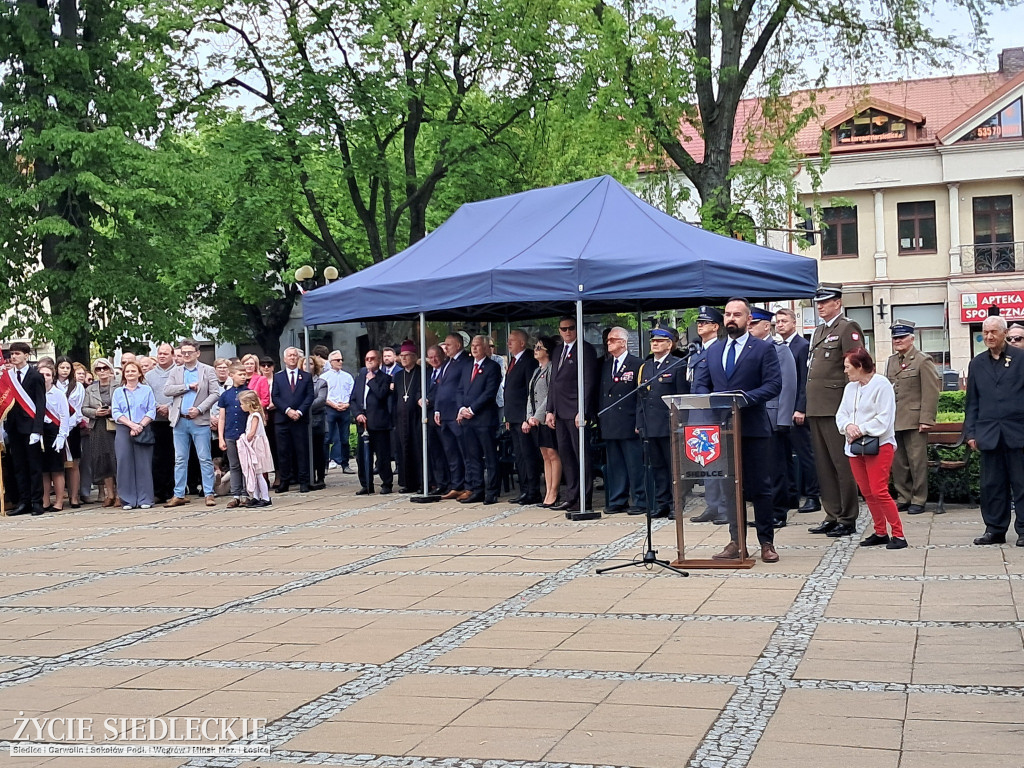 Siedlce w biało-czerwonych barwach