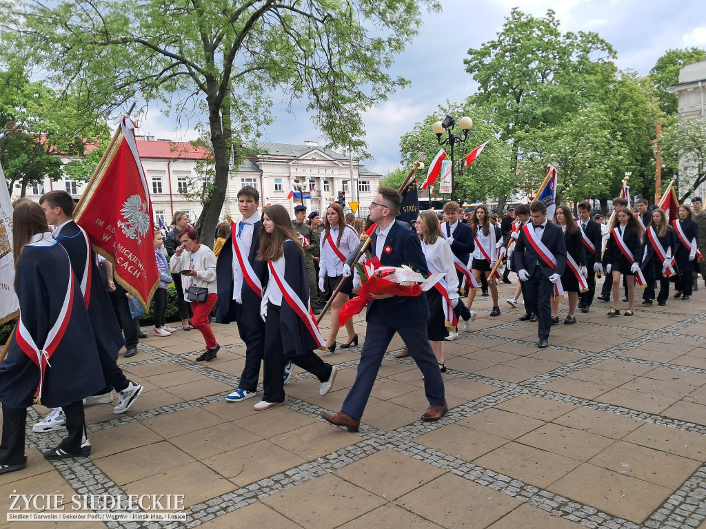 Siedlce w biało-czerwonych barwach