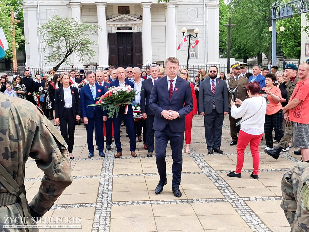 Siedlce w biało-czerwonych barwach