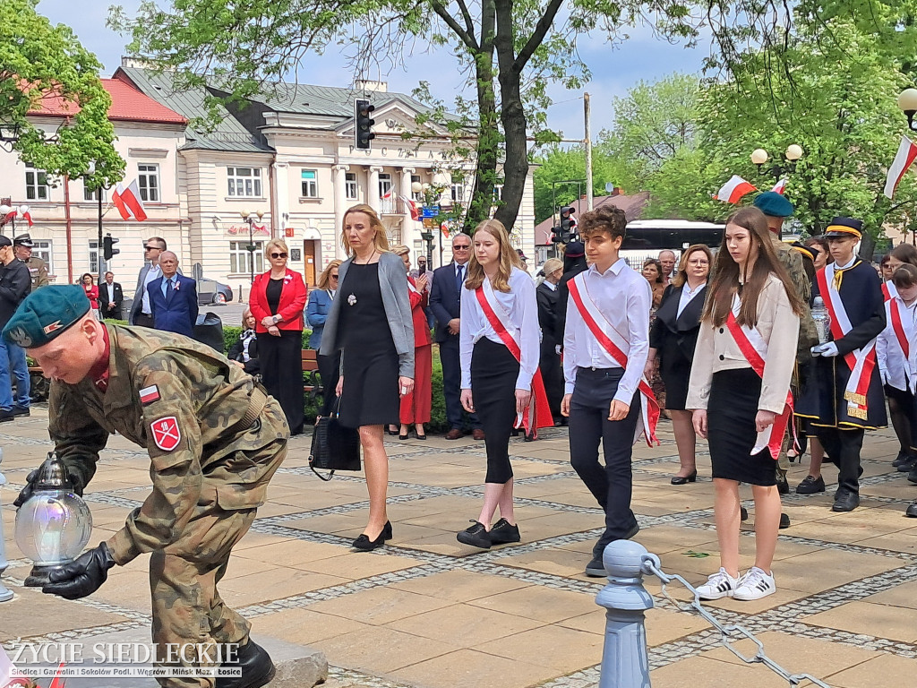 Siedlce w biało-czerwonych barwach
