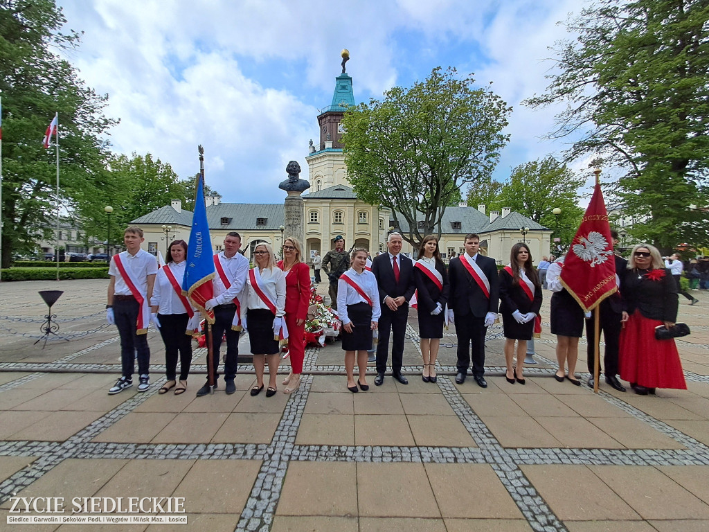 Siedlce w biało-czerwonych barwach