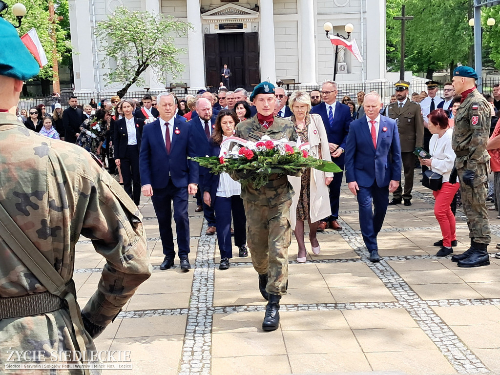 Siedlce w biało-czerwonych barwach