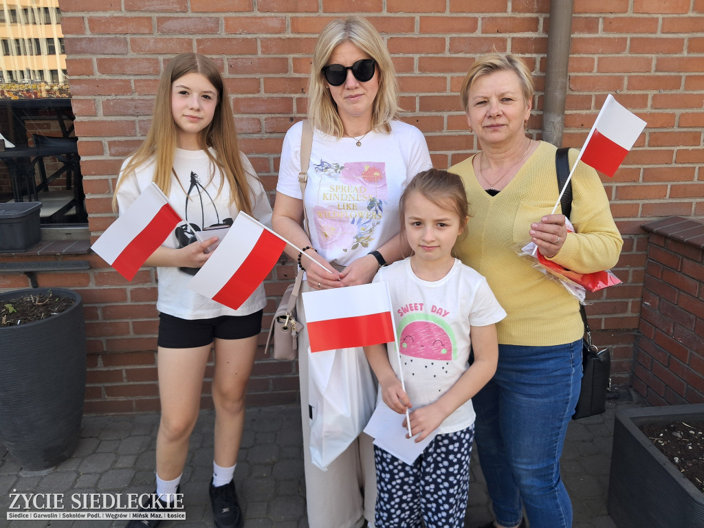 Siedlce w biało-czerwonych barwach