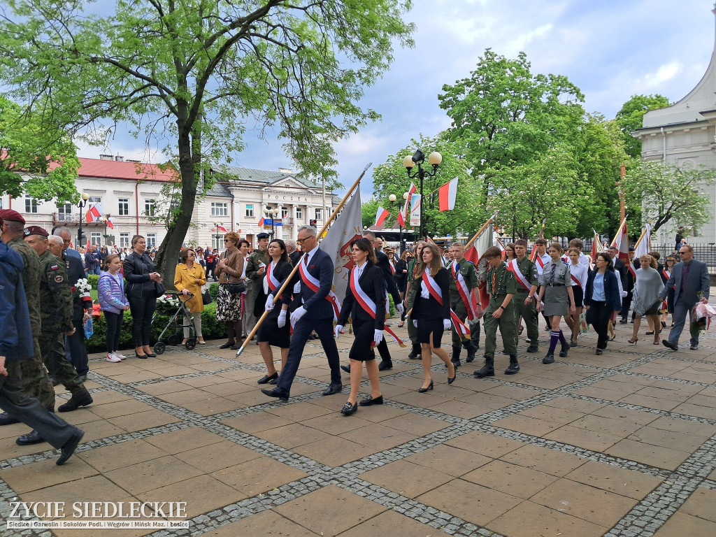 Siedlce w biało-czerwonych barwach