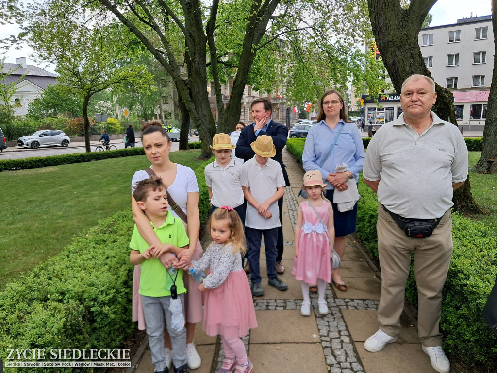 Siedlce w biało-czerwonych barwach