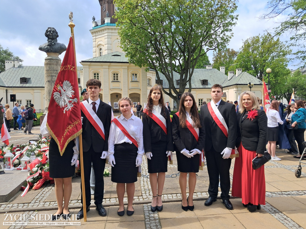 Siedlce w biało-czerwonych barwach