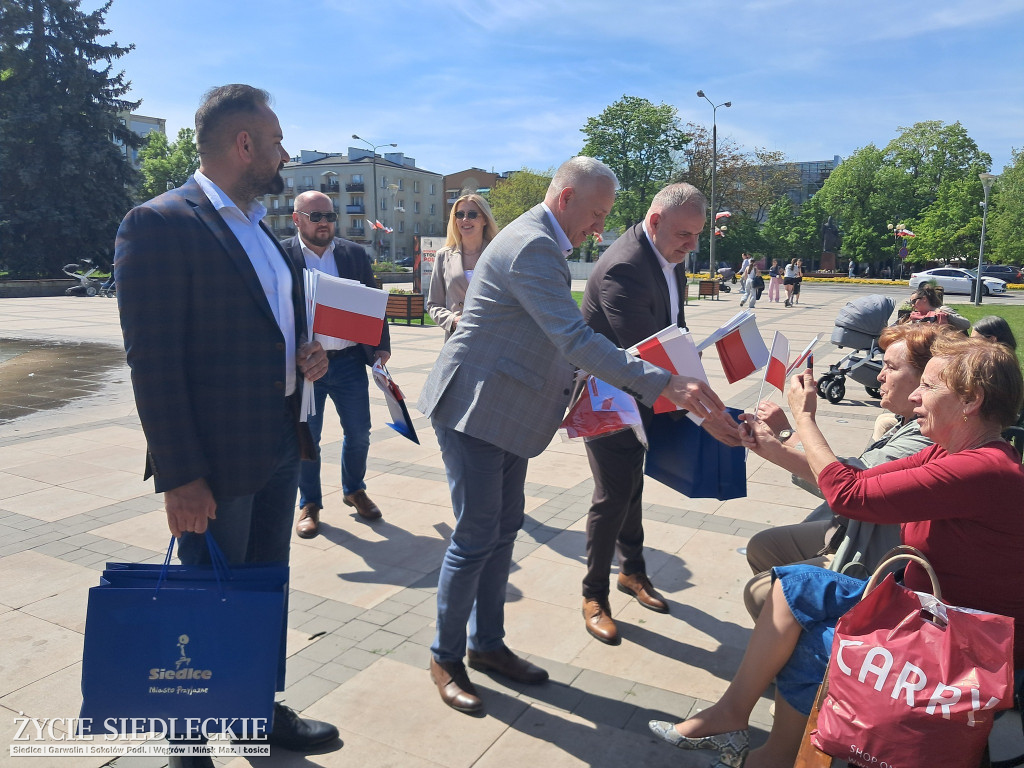 Siedlce w biało-czerwonych barwach