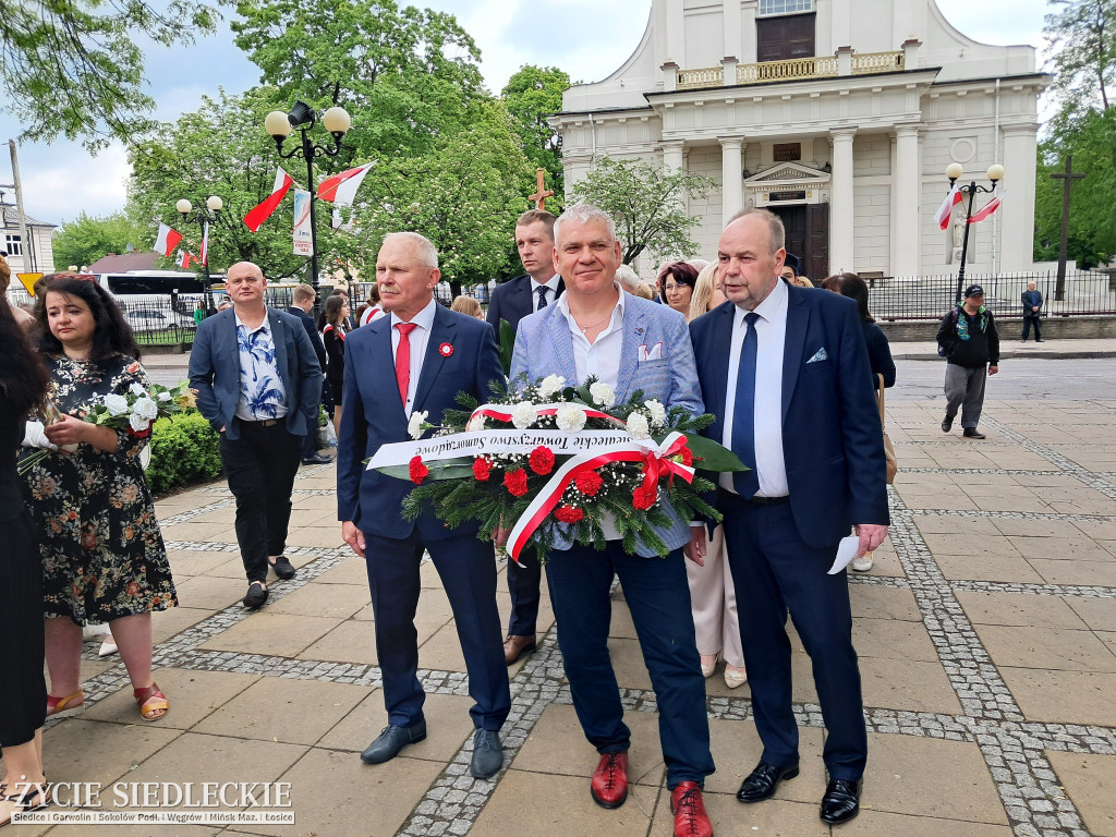 Siedlce w biało-czerwonych barwach