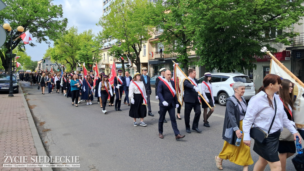 Siedlce w biało-czerwonych barwach
