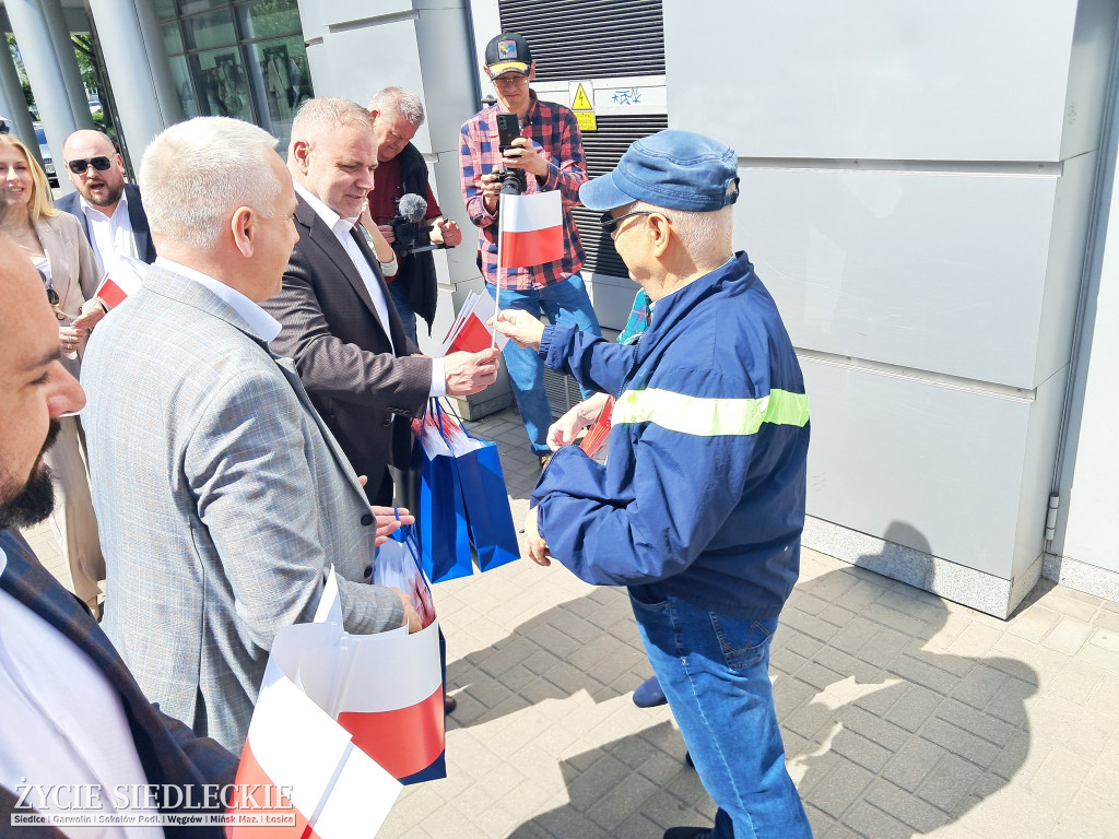 Siedlce w biało-czerwonych barwach