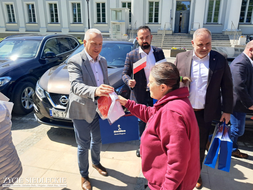 Siedlce w biało-czerwonych barwach