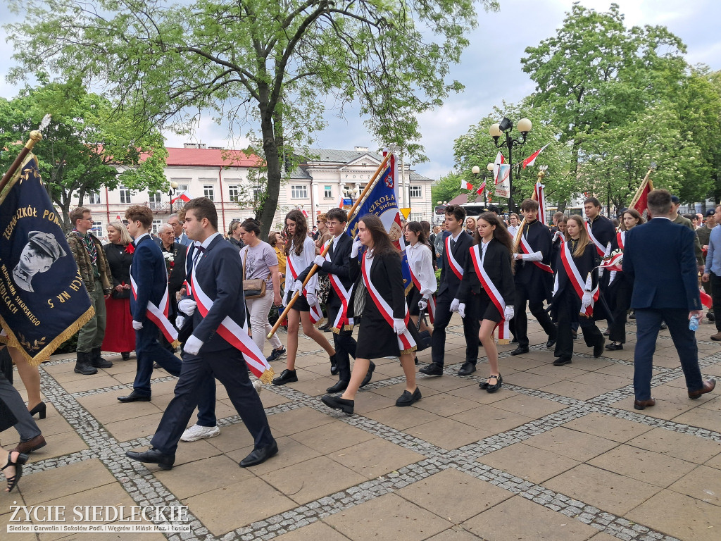 Siedlce w biało-czerwonych barwach