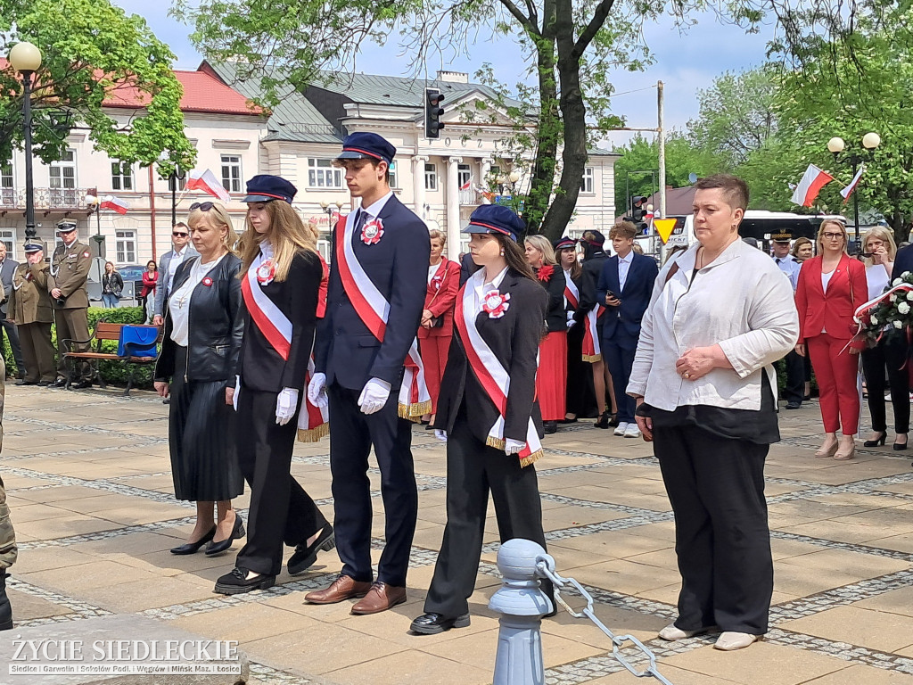 Siedlce w biało-czerwonych barwach