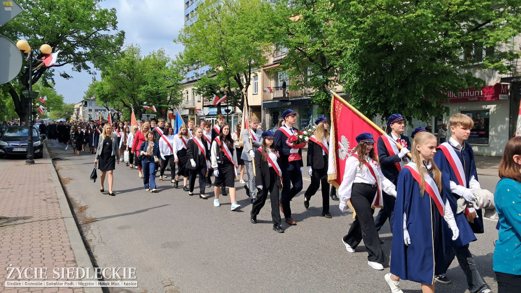 Siedlce w biało-czerwonych barwach