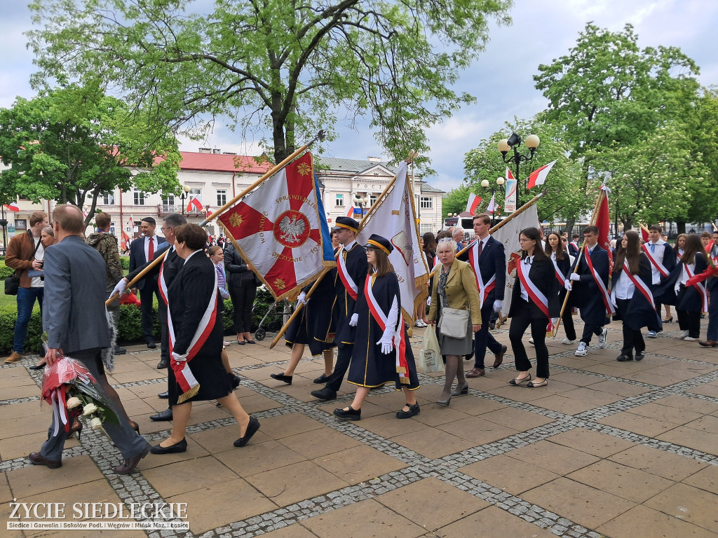 Siedlce w biało-czerwonych barwach