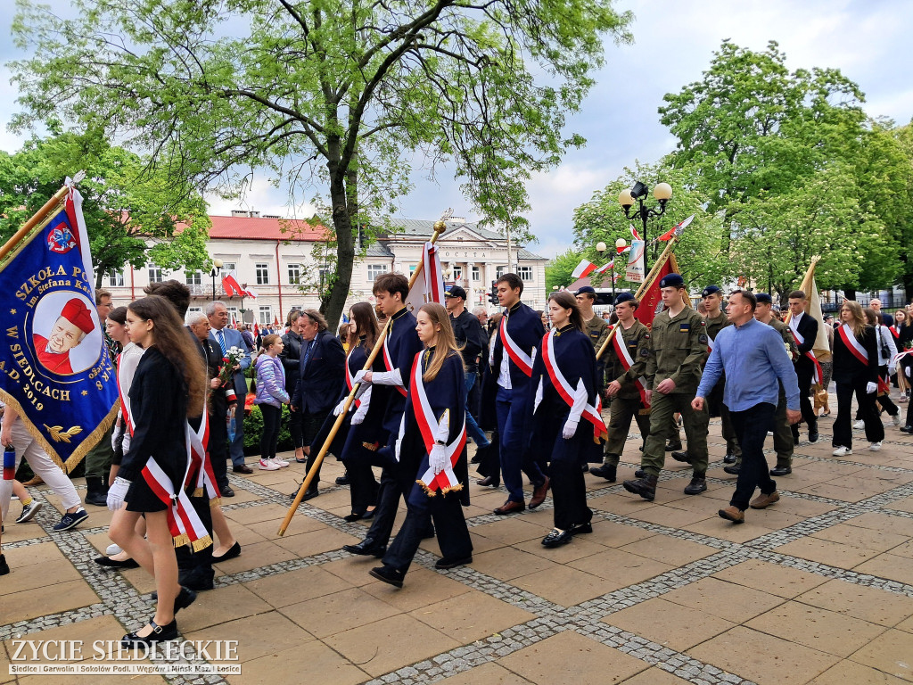 Siedlce w biało-czerwonych barwach